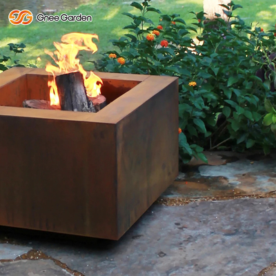 OEM ODM 120cm Corten Çelik Ateş Çukuru Ağır Hizmet Tipi Odun Yakma Ateş Çukuru