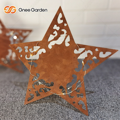 Özelleştirilebilir ASTM Corten Çelik Metal Bahçe Süsleri Lazer Kesim El Sanatları