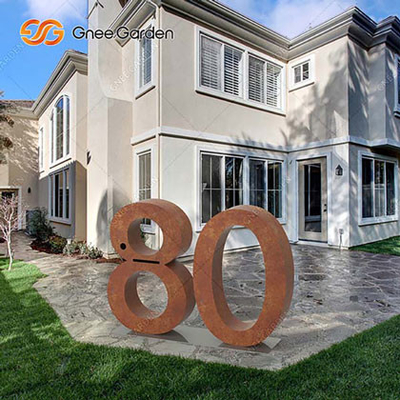 ISO9001 Standart Paslı Çelik Posta Kutusu Çağdaş Geometrik