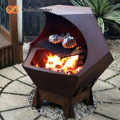 Ev Partisi Kullanımı Özelleştirilebilir Barbekü Kömür Izgarası 4mm Kalınlık