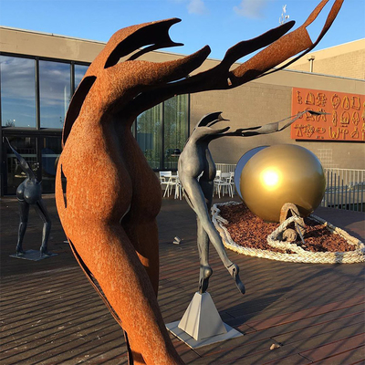 Gnee Garden Ayrışma Çelik Dekoratif Metal Yard Art Outdoor