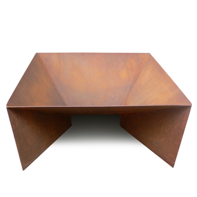 Yeni Tasarım Corten Çelik Metal Desen Katlanır Ateş Çukuru