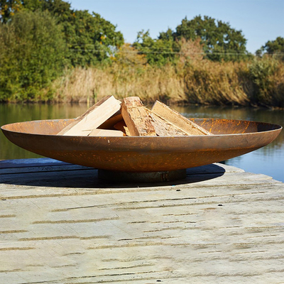 Açık Dekoratif Plazma Kesme Metal Ateş Çukuru