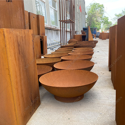 Açık Dekoratif Plazma Kesme Metal Ateş Çukuru