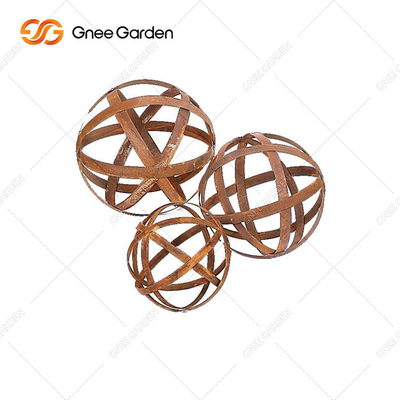 Bahçe Peyzaj Metal Dekorasyon Süsleri Homeyard İçin Corten Çelik Dekorasyon