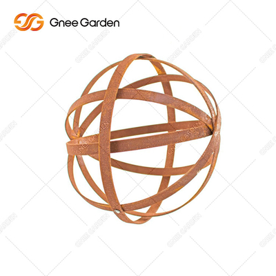 Bahçe Peyzaj Metal Dekorasyon Süsleri Homeyard İçin Corten Çelik Dekorasyon