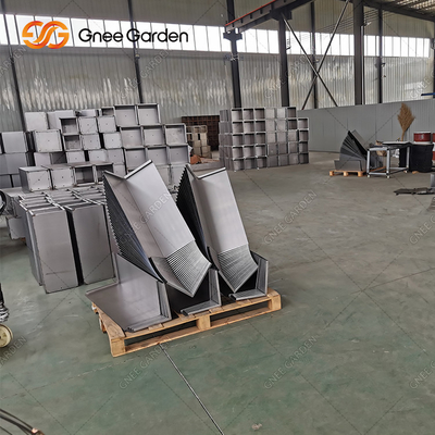 Corten Çelik Ekici Kutusu Corten Saksı Kaynaklı Metal Ekici