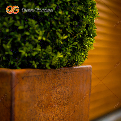 Büyük Corten Çelik Saksıları Özelleştirin Açık Corten Çelik Saksılar