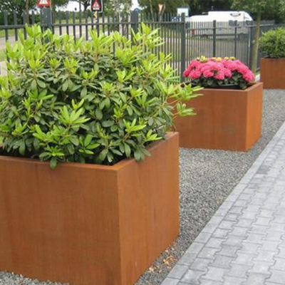 Metal Serisi Ekici Ayrıştırma Çelik Ekici Kutusu Corten Çelik Ekici Pot