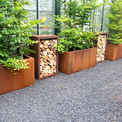 Metal Serisi Ekici Ayrıştırma Çelik Ekici Kutusu Corten Çelik Ekici Pot
