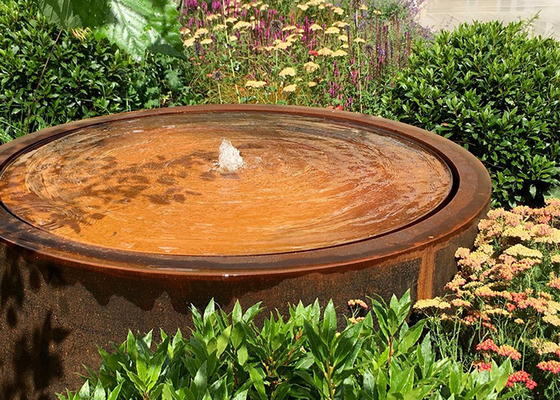 Özel Corten Çelik Şelale Su Çeşmesi Metal Su Özellikleri