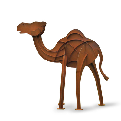 SGS TUV Modern Corten Dış Mekan Bronz Heykeller Bronz Yard Heykeller 175cm