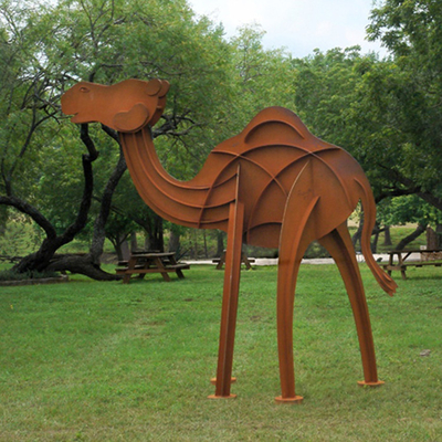 SGS TUV Modern Corten Dış Mekan Bronz Heykeller Bronz Yard Heykeller 175cm