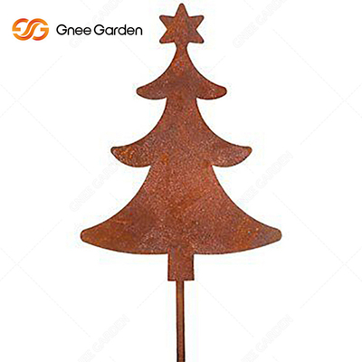 Özelleştirme Metal Bahçe Süsleri Lazer Kesim Corten Çelik İşaretler Aşınmaya Dayanıklı