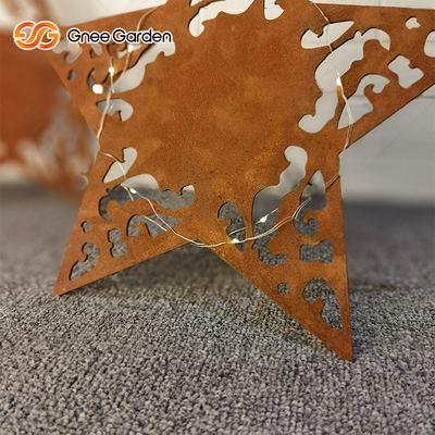 Özelleştirilebilir ASTM Corten Çelik Metal Bahçe Süsleri Lazer Kesim El Sanatları