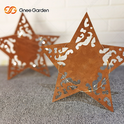 Özelleştirilebilir ASTM Corten Çelik Metal Bahçe Süsleri Lazer Kesim El Sanatları