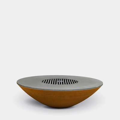 2.0-3.0mm Kalın Açık Corten Çelik Yangın Kase Metal Kamp Ateş Çukuru Önceden Paslanmış