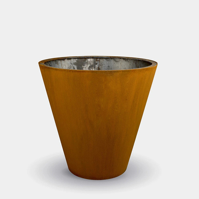 2.0-3.0mm Kalın Açık Corten Çelik Yangın Kase Metal Kamp Ateş Çukuru Önceden Paslanmış