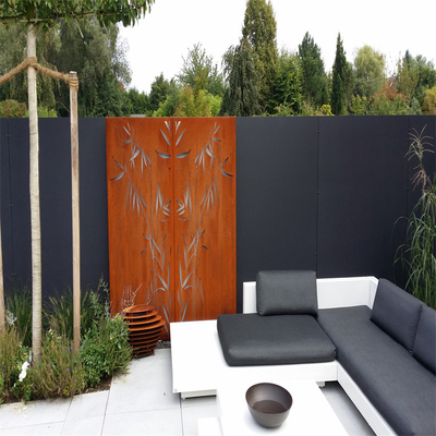 Ev Dekoratif Metal Bahçe Ürünleri Bahçe Ekranları Corten Steel High End