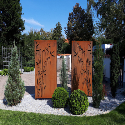 Ev Dekoratif Metal Bahçe Ürünleri Bahçe Ekranları Corten Steel High End