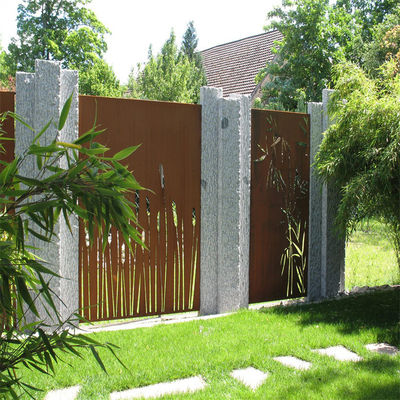 OEM Dekoratif Corten Çelik Ekranlar Mükemmel Dayanıklılık Tokluk