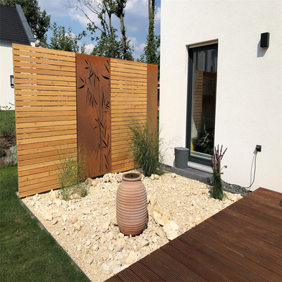 OEM Dekoratif Corten Çelik Ekranlar Mükemmel Dayanıklılık Tokluk