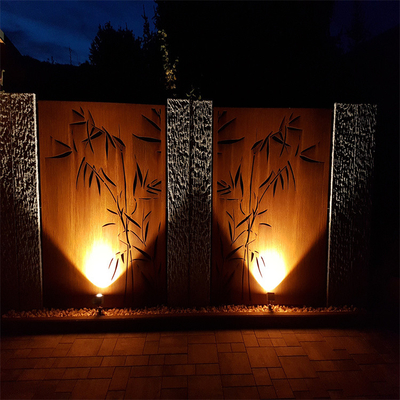 Mimari Sanat Metal Bahçe Ürünleri Sağlam Corten Çelik Bahçe Perdeleri