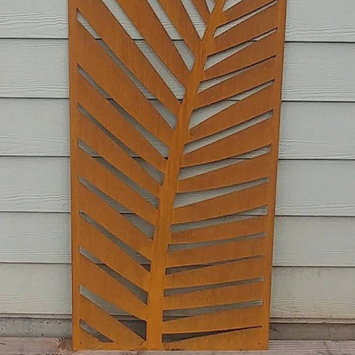 Dış Dekor Özel Yapılmış Corten Çelik Bahçe Ekranları 2.5mm Kalınlığında