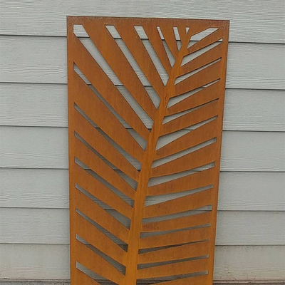 Dış Dekor Özel Yapılmış Corten Çelik Bahçe Ekranları 2.5mm Kalınlığında