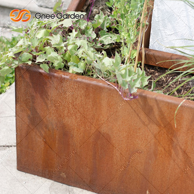 Basit Tasarım Küçük Taban Açık Metal Ekici Antika Bitki Saksısı 30cm 40cm
