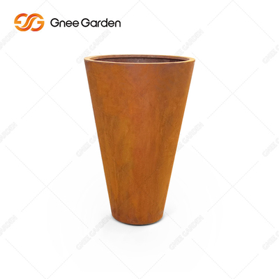 OEM ODM Dış Mekan Metal Ekici, Paslanmış Metal Ekici Kutuları Corten Steel