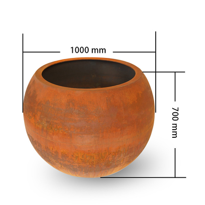 Alışveriş Merkezi İçin 1000mm Yükseltilmiş Küre Şekilli Açık Metal Ekici