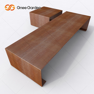 1.5mm Kalınlık Dış Mekan Metal Mobilya Dış Mekan Çelik Tezgah Corten Çelik