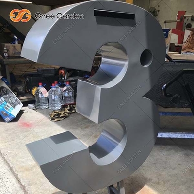 950mm Yükseklik Paslı Corten Çelik Mektup Kutusu Dış Mekan Metal Bırakma Kutusu