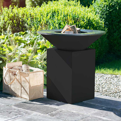 Izgara Halka Açık Kamp ile Barbekü Yangın Kase Corten Çelik