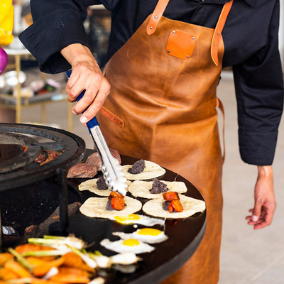 Özel Boyut Kare Corten Çelik Barbekü Izgara Dekoratif Açık Kamp