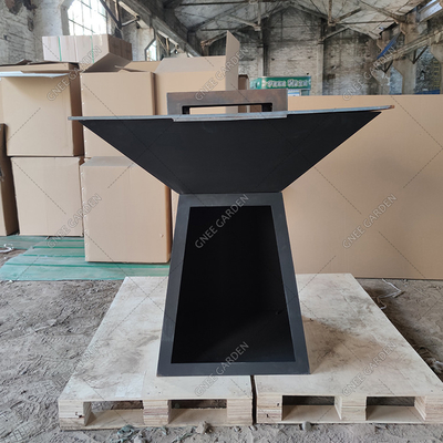 Restoran Kapalı Açık Kamp için Taşınabilir Corten Çelik Barbekü Izgara