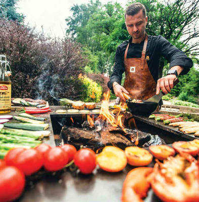 Daire Plancha ile Yıpranmış Corten Çelik Barbekü Ateş Çukuru 3mm Kalın