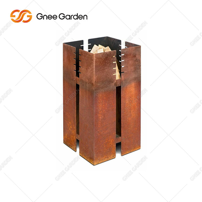 Corten Çelik Barbekü Kömür Izgara Masası 3mm Kalınlık