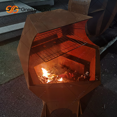 Ev Partisi Kullanımı Özelleştirilebilir Barbekü Kömür Izgarası 4mm Kalınlık