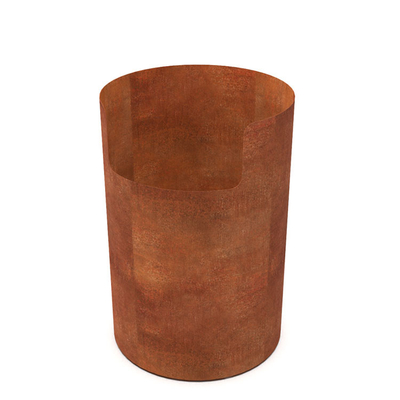 Açık Avlu Mutfak İçin Kavurma Pişirme Corten Çelik Barbekü Izgara