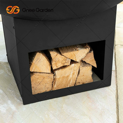 Doğal Pas Corten Çelik Metal Büyük Barbekü Izgara Açık Ateş Çukuru Özelleştirilmiş
