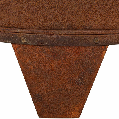 Dekoratif Corten Çelik Bahçe Hazinesi Ateş Çukurları Özel Boyut