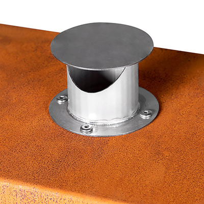 Açık Şömine Corten Çelik Ahşap Yanan Ateş Çukuru GN-FP-510
