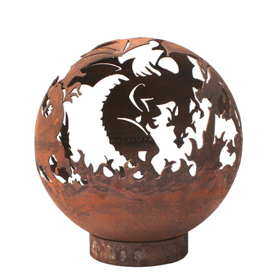 Belirgin Corten Çelik Paslı Metal Isıtıcı Ateş Çukuru 5mm Kalınlık