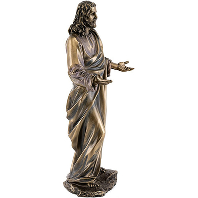 175cm Dini Meditasyon Bronz İsa Heykeli ISO9001 Standardı