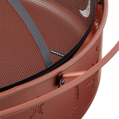 Özelleştirilmiş Metal Damgalama Çelik Ateş Çukuru Corten Çelik Firebowl 3mm Kalınlık