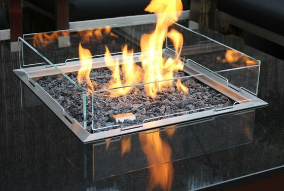 Arka Bahçe Bonfire Corten Çelik Gaz Ateş Çukuru 34 inç Geniş