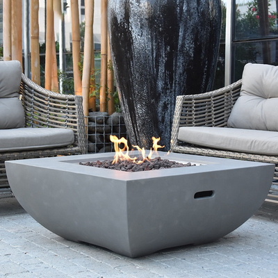 Arka Bahçe Bonfire Corten Çelik Gaz Ateş Çukuru 34 inç Geniş