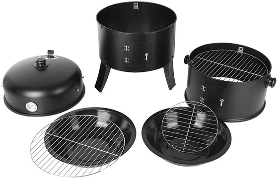 Backyard Weathering Steel Outdoor Grill Kömür Yakıtlı Özelleştirilebilir